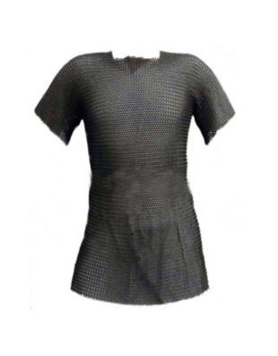 Chemise en cotte de mailles à revers