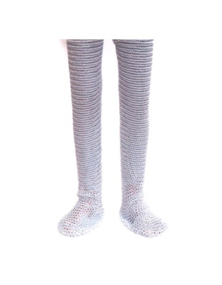 Paire de leggings en cotte de mailles  - la forge des chevaliers®