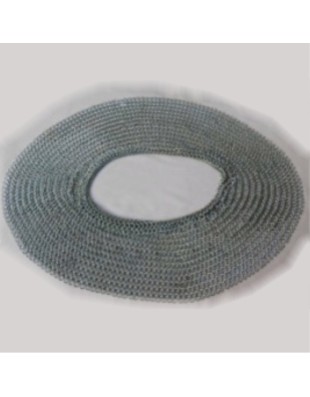 Gorgerin en cotte de mailles aboutée - La Forge des Chevaliers®