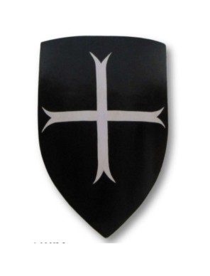 Bouclier de Croisé peint en noir