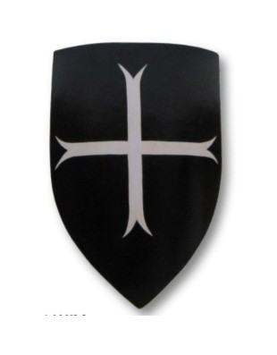 Bouclier de Croisé peint en noir
