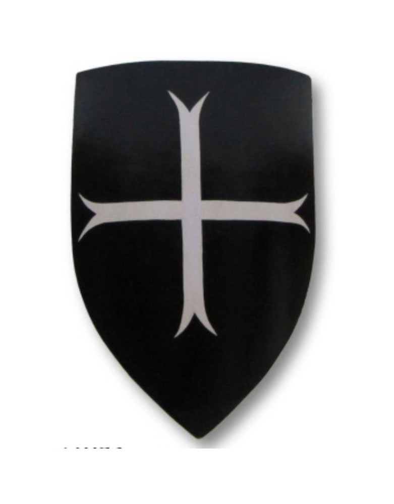 Bouclier de Croisé peint en noir