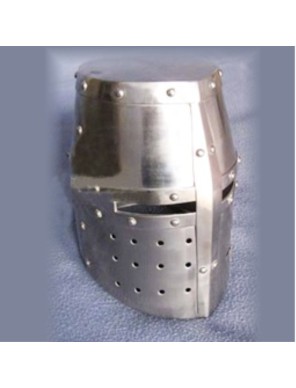 Casque d'armure médiéval de croisé