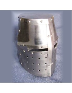 Casque d'armure médiéval de croisé