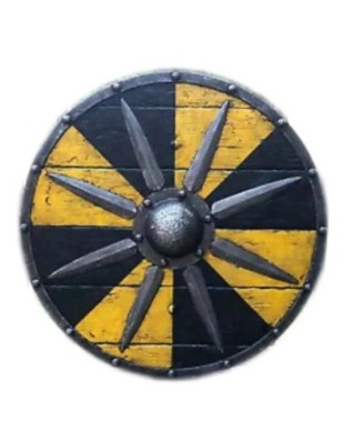 Bouclier rond Wooder Iron Battleworn 74 cm