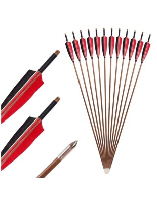 Flèches de Chasse en bambou - La forge des Chevaliers®