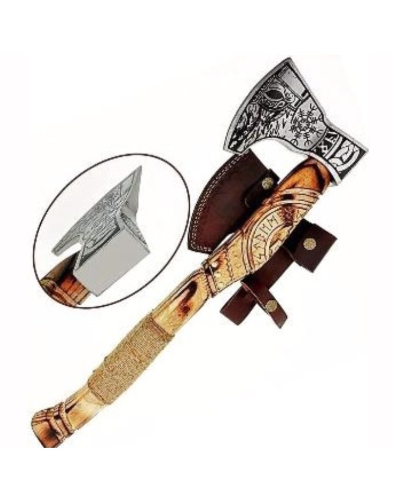 Hache Viking standard gravée - LA FORGE DES CHEVALIERS®