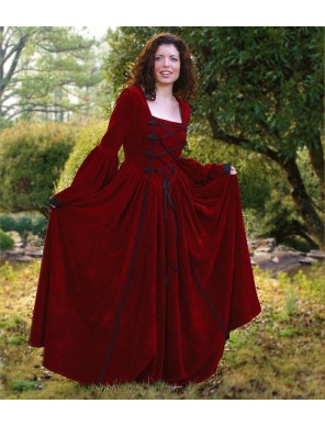 Robe Renaissance Pourpre