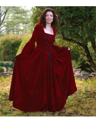 Robe Renaissance Pourpre