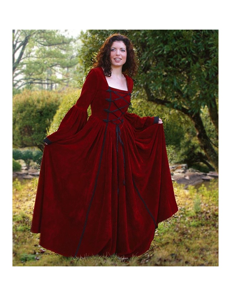 Robe Renaissance Pourpre