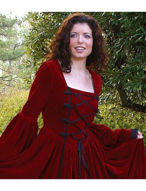Robe Renaissance Pourpre
