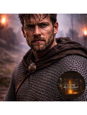 Chemise en cotte de mailles à revers