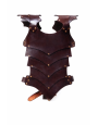 Plastron protection en cuir à lamelles