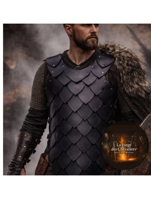 Armure plastron à lamelles en cuir
