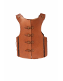 Armure plastron en cuir marron - La Forge des Chevaliers®