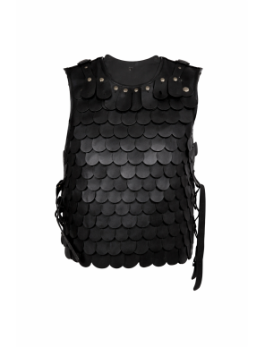 Plastron Armure en cuir à lamelles - la Forge des Chevaliers®