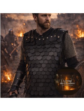 Plastron Armure en cuir à lamelles - la Forge des Chevaliers®