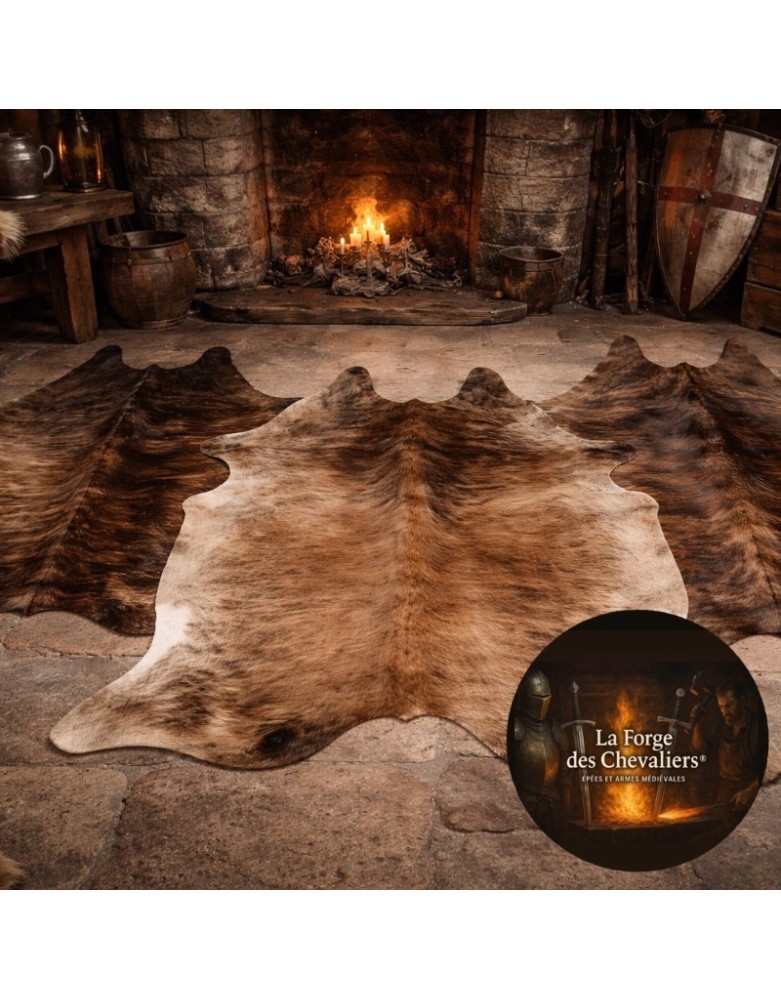 PEAU DE VACHE BRINDLE – Taille L