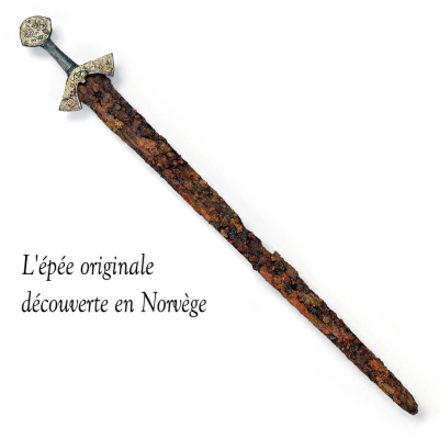 Épée viking de Langeid – Réplique historique fonctionnelle (vers 1030)