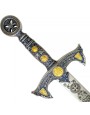 Épée des Templiers Marto – Finition Argent & Gravure Profonde | Toledo