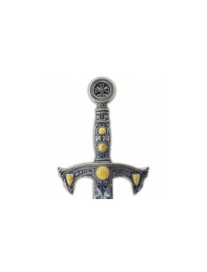 Épée des Templiers Marto – Finition Argent & Gravure Profonde | Toledo