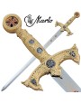 Épée des Templiers Or – Réf. 584 | Épée Marto officielle de Tolède