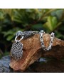 Collier Fenrir viking avec chaîne royale en acier inoxydable