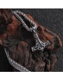 Collier Marteau de Thor féminin en acier inoxydable