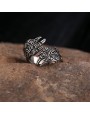 Bague patte de loup Fenrir en acier inoxydable – Mythologie nordique
