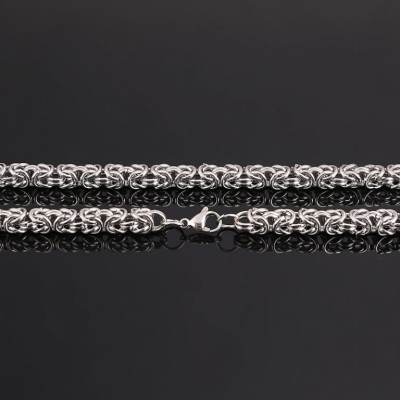 Ensemble Chaîne et Bracelet Byzantin – Acier Inoxydable 304