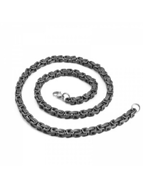 Ensemble Chaîne et Bracelet Antique – Acier Inoxydable 304 PVD