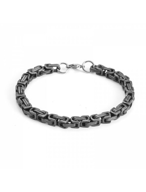 Ensemble Chaîne et Bracelet Antique – Acier Inoxydable 304 PVD