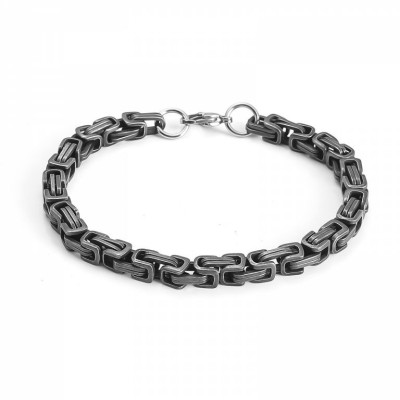 Ensemble Chaîne et Bracelet Antique – Acier Inoxydable 304 PVD