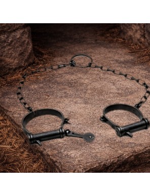 Entraves de Jambes en Fer – Chaîne 20 pouces – Style Médiéval