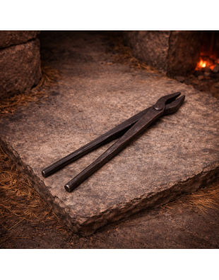 Pinces Médiévales en Fer Forgé – Fabrication Artisanale – 30 cm