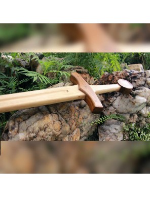 Épée d’entraînement médiévale en bois à une main 97 cm | Réf. 600600