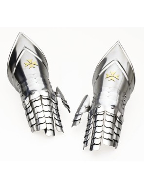 Guantelets templiers décorés – Armure médiévale Marto | Réf. 945.6