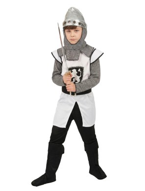 Déguisement chevalier médiéval croisé garçon