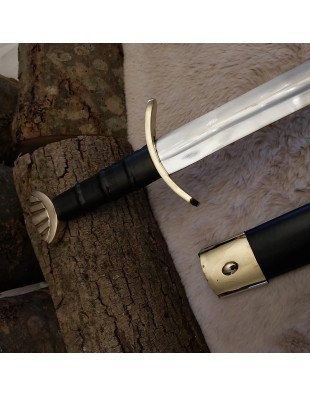 Épée médiévale Gotland avec fourreau en cuir
