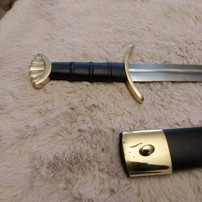 Épée médiévale Gotland avec fourreau en cuir