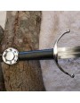 Épée médiévale 99 cm avec fourreau en cuir