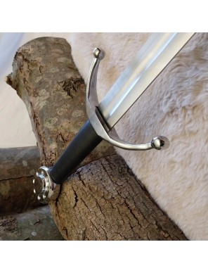 Épée médiévale 99 cm avec fourreau en cuir