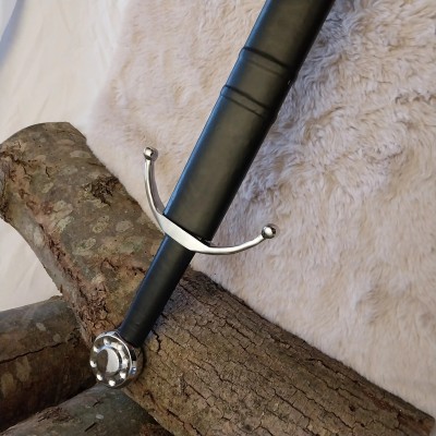 Épée médiévale 99 cm avec fourreau en cuir