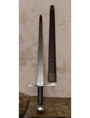 Épée d'archer médiévale 94 cm avec fourreau en cuir