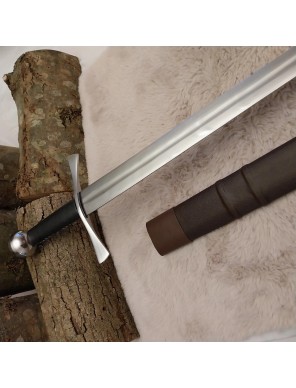 Épée d'archer médiévale 94 cm avec fourreau en cuir