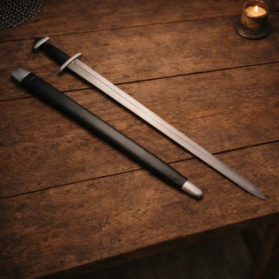 Épée Viking 99 cm avec fourreau en cuir