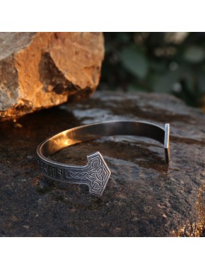 Bracelet viking Thor en acier inoxydable