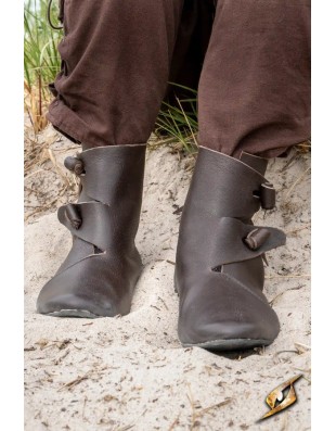 Chaussures Jorik en cuir marron foncé