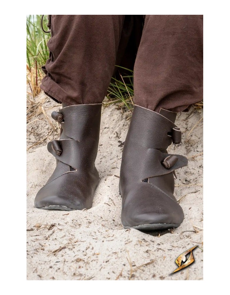 Chaussures Jorik en cuir marron foncé