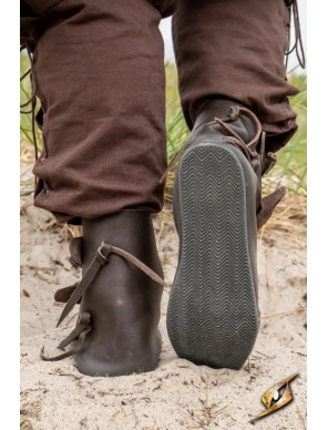 Chaussures Jorik en cuir marron foncé
